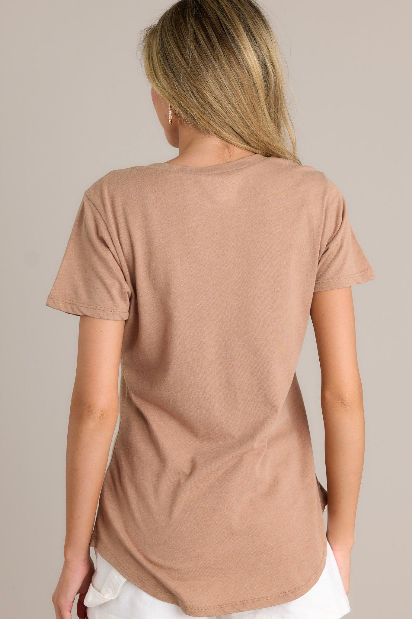 Z Supply Burro Brown Pocket Tee Product Image