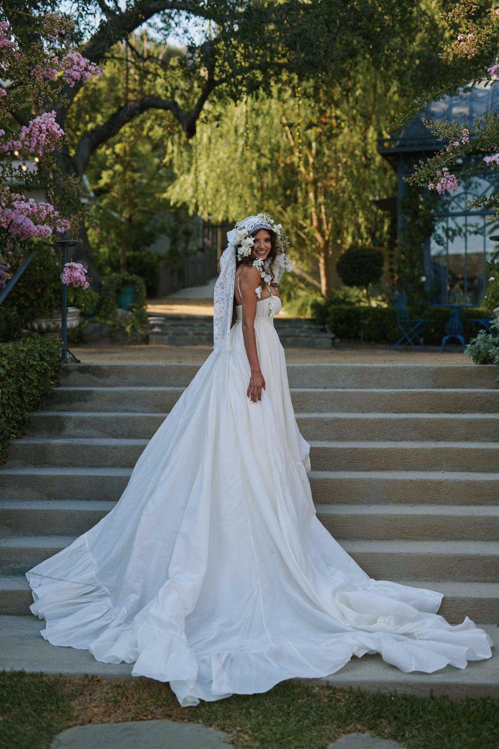 The Ivory Organdy Destination Gown Product Image