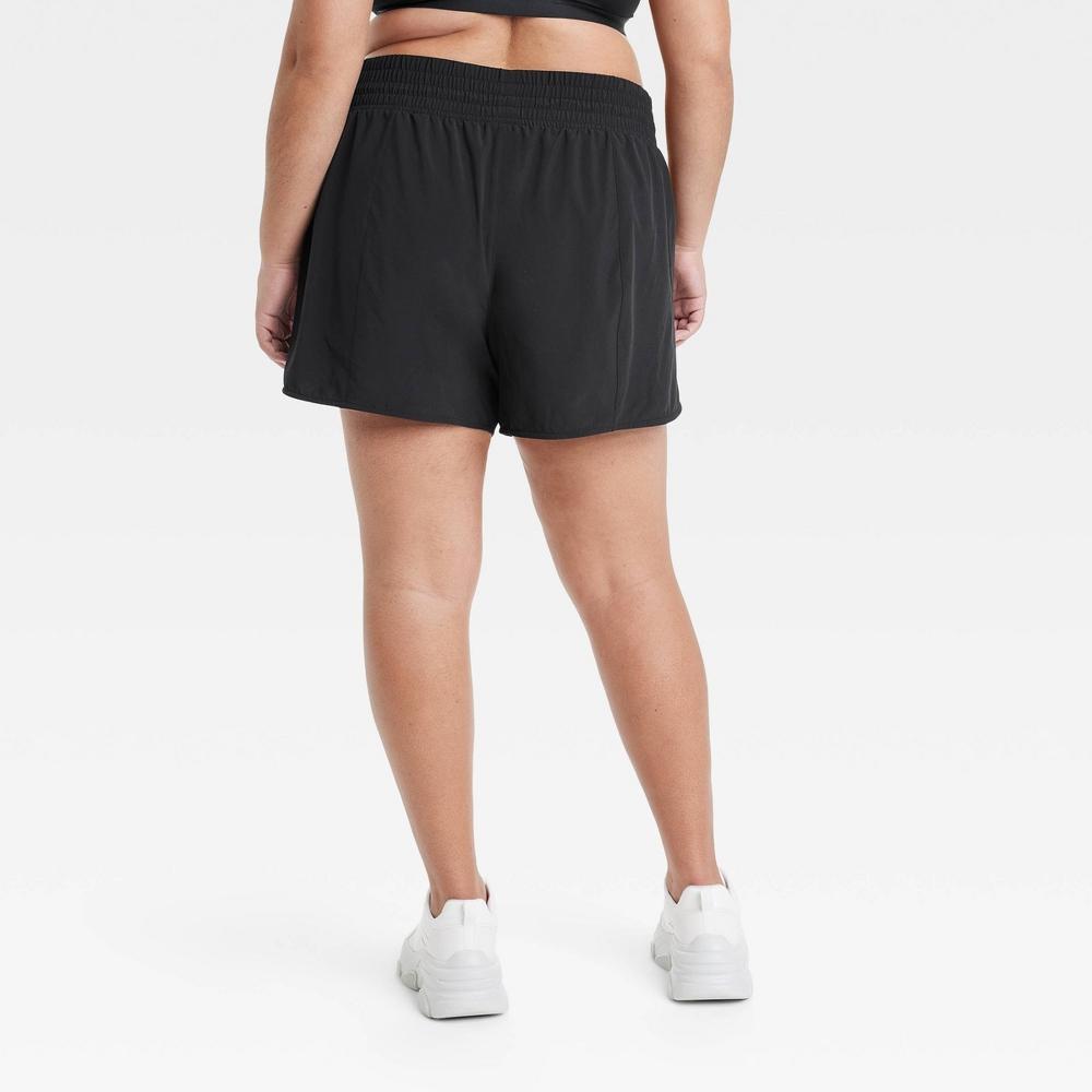 Womens Active Light High-Rise Shorts 3 - All In Motion Black XXL Product Image