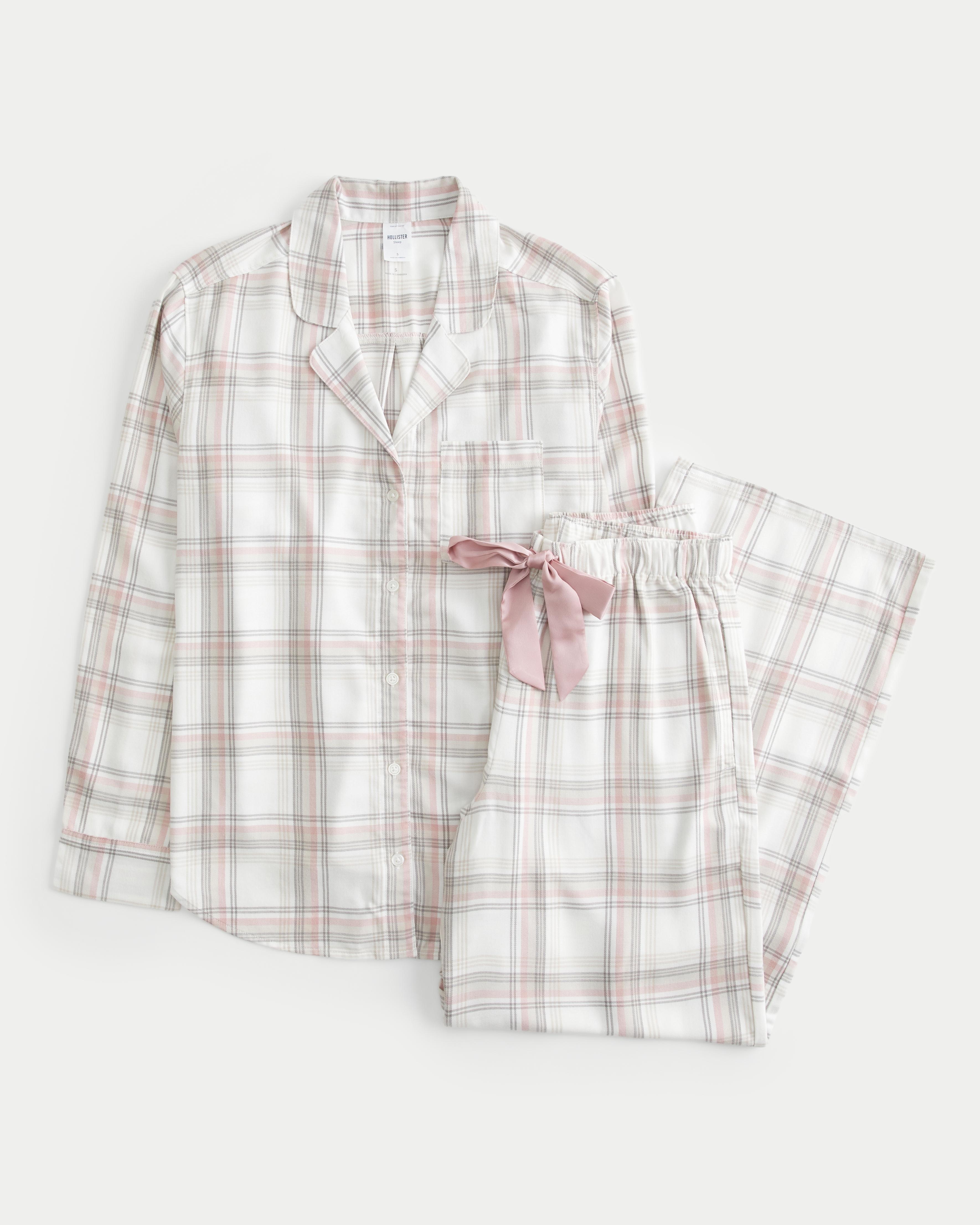 Long-Sleeve Pajama Shirt & Pants Set Product Image