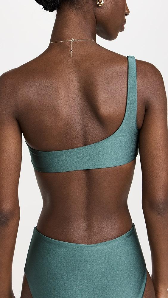 JADE Swim Eliza One Shoulder Top | Shopbop Product Image