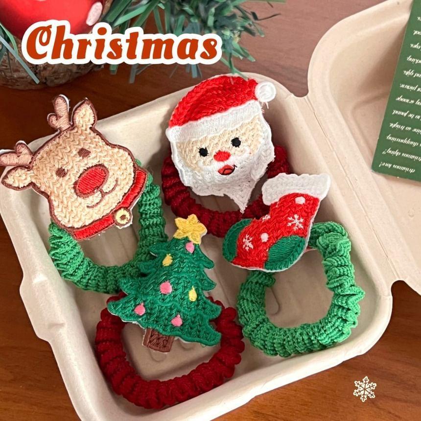 Christmas Knit Hair Tie Product Image