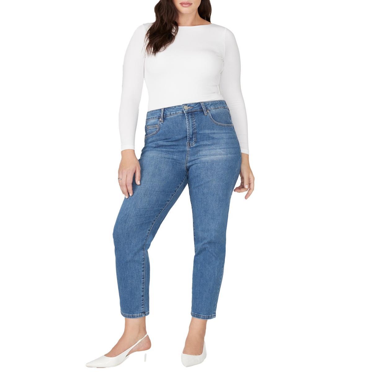 Eloquii Womens The Leigh Super Stretch Slim Jean Product Image