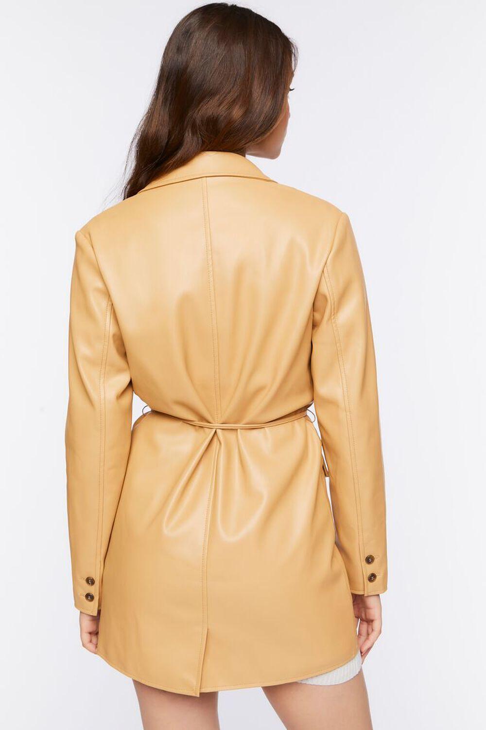 Faux Leather Belted Blazer | Forever 21 Product Image