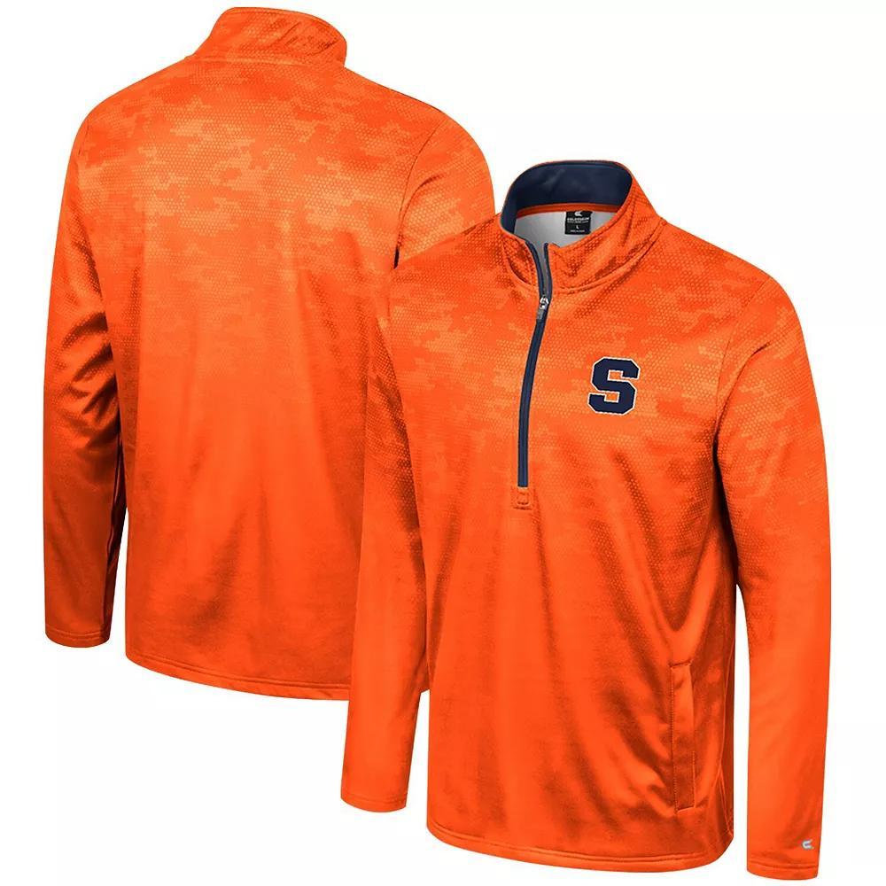 Men's Colosseum  Orange Syracuse Orange The Machine Half-Zip Jacket, Size: Medium Product Image
