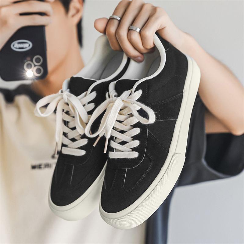 Platform Panel Canvas Sneakers Product Image