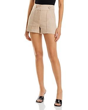 Womens Runo Linen-Blend Shorts Product Image