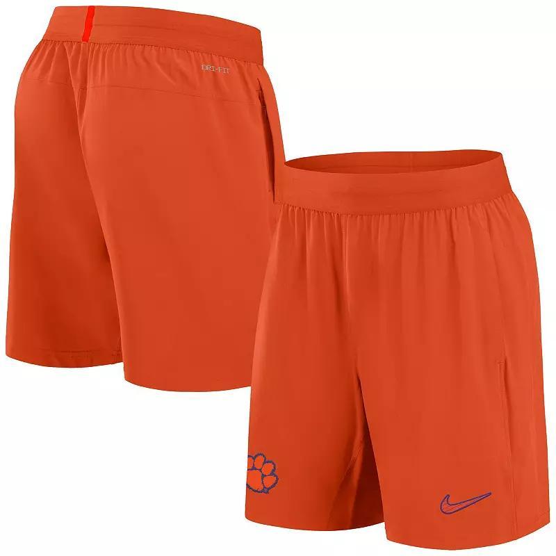 Men's Nike Orange Clemson Tigers 2024 Sideline Performance Shorts,  Product Image