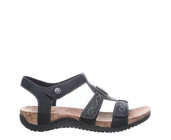 Bearpaw Womens Ridley Ii Wide Casual Comfort Sandals Product Image