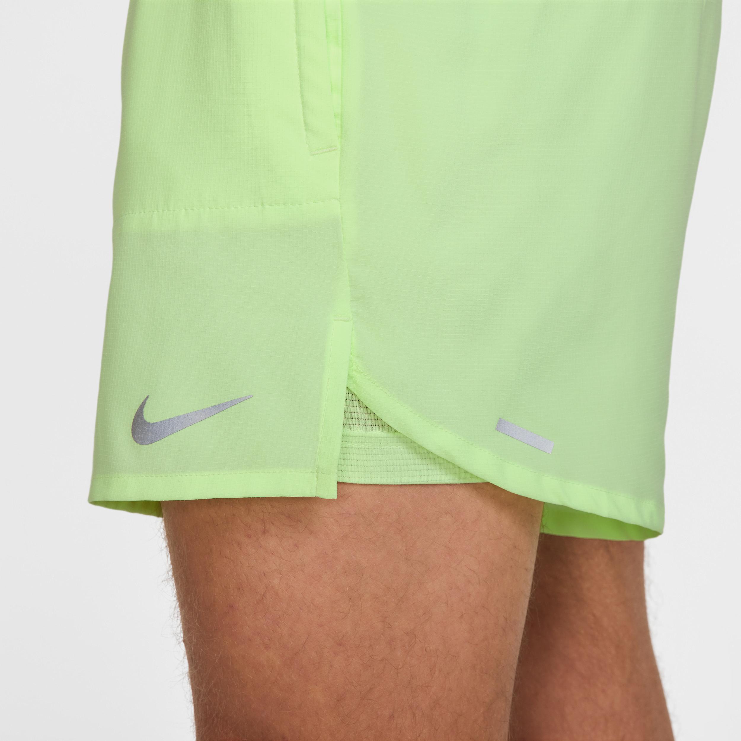 Nike Mens Stride Dri-FIT 5 2-in-1 Running Shorts | FN2992-701 Product Image