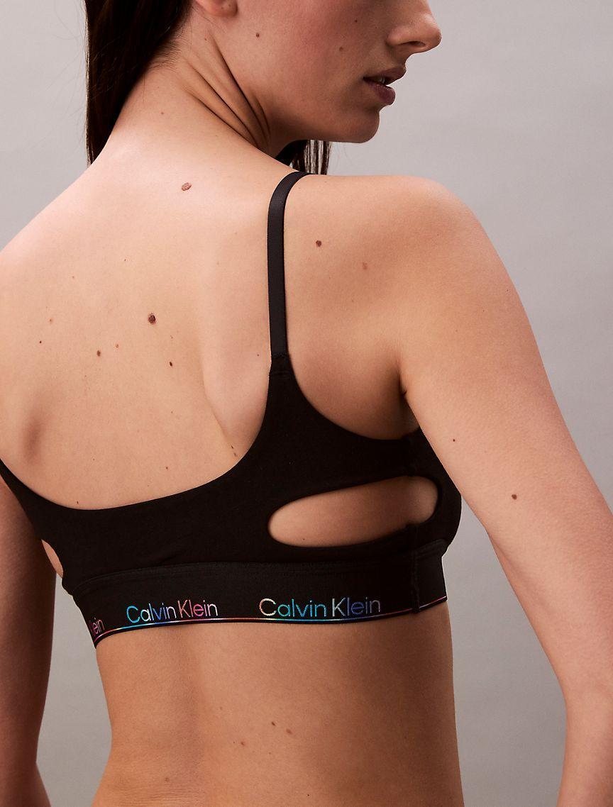 Icon Cotton Modal Pride Deconstructed Unlined Bralette Product Image