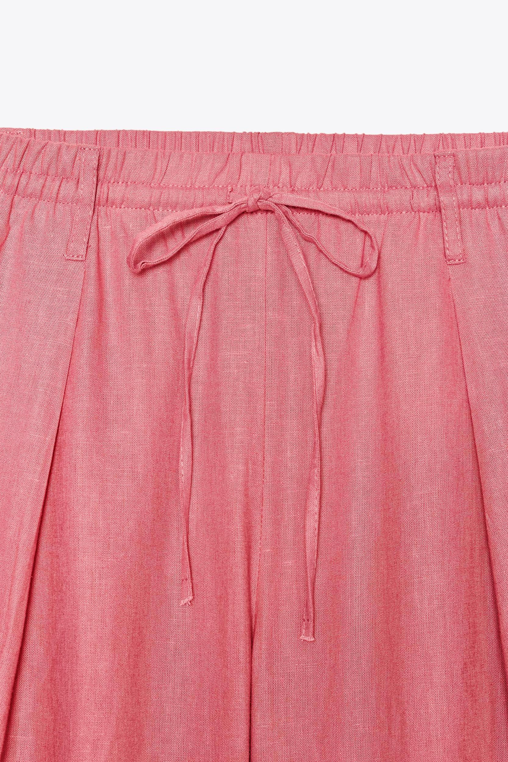 LINEN PALAZZO PANTS Product Image