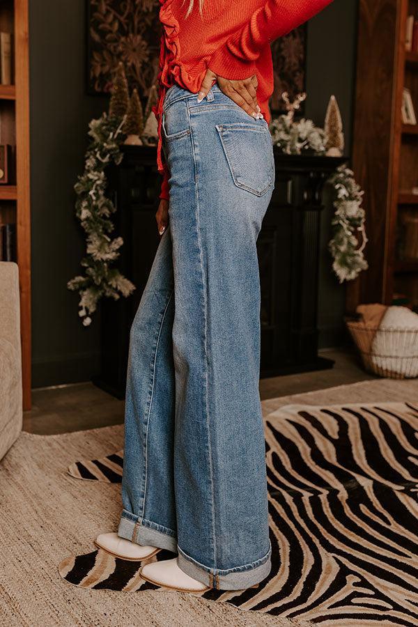 RISEN Natasha High Waist Wide Leg Jean Product Image