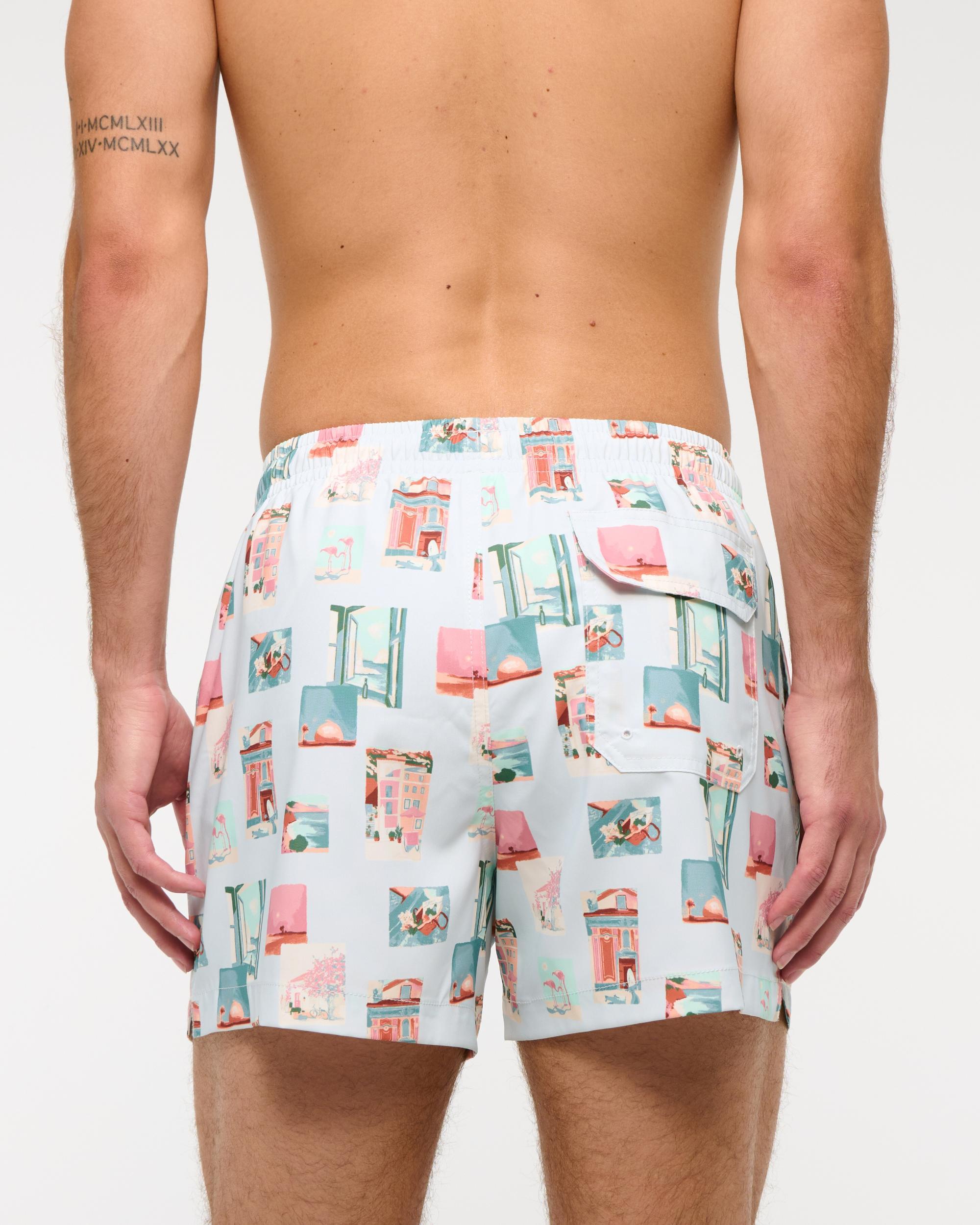 Pull-On Micro-Seersucker Swim Trunk Product Image
