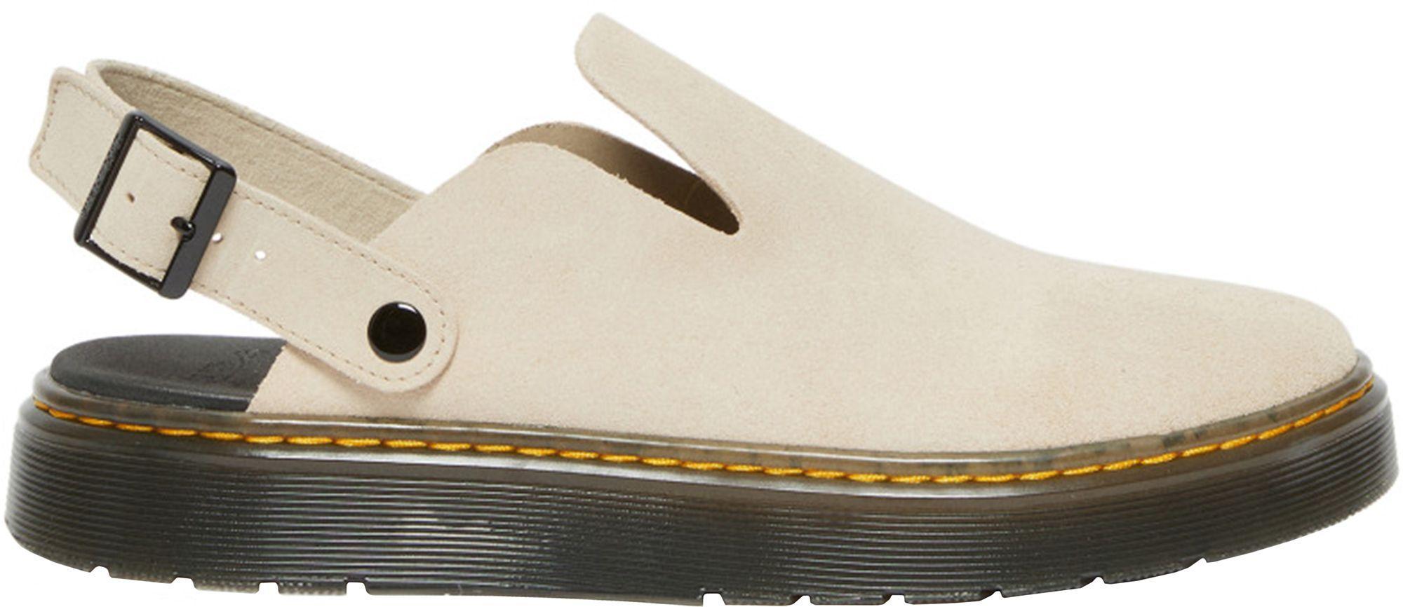 Dr. Martens Womens Carlson Suede Buckle Strap Clogs Product Image