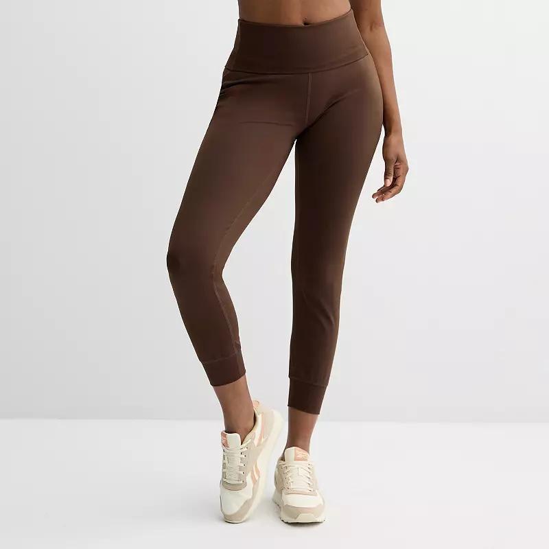 Women's Tek Gear® Essential Soft Fold Over Jogger Pants,  Product Image