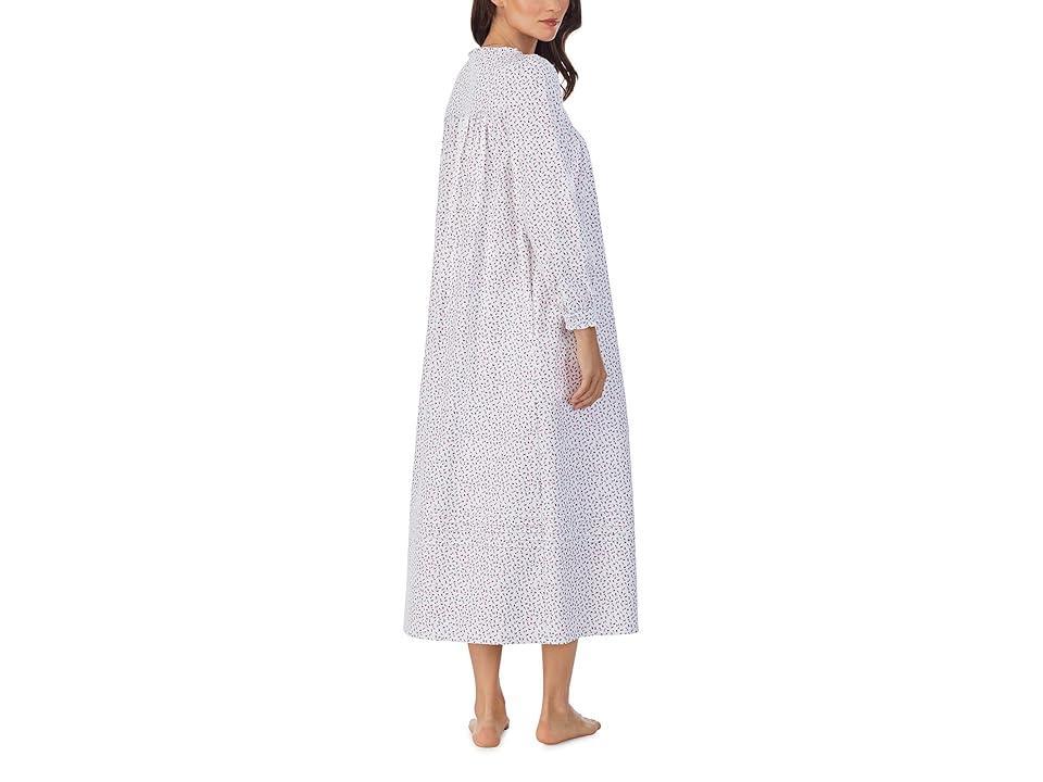 Eileen West Cotton Flannel Long Sleeve Ballet Gown (Ditsy Rosebuds) Women's Pajama Product Image