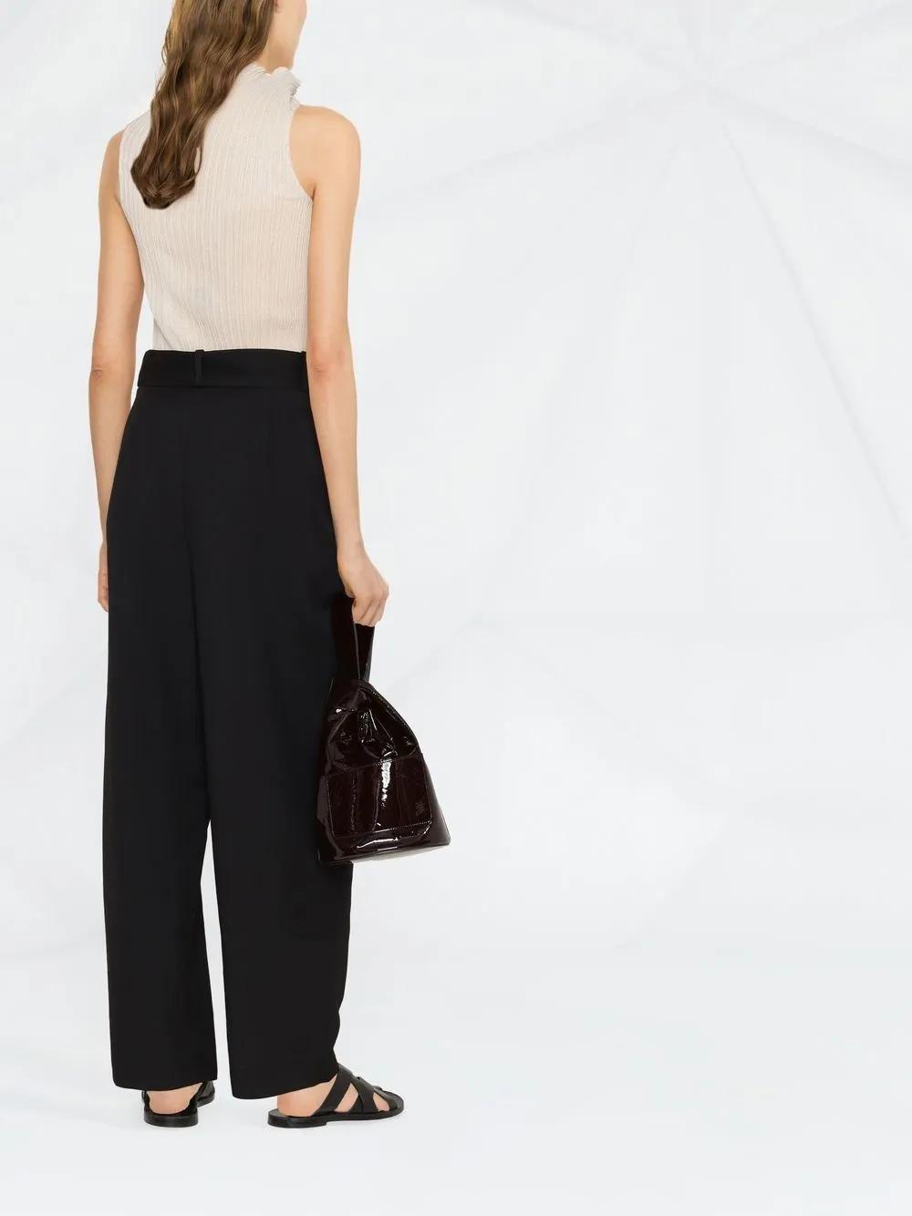 Deep Pleat wool trousers Product Image