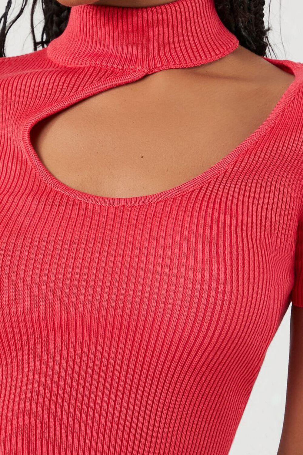 Sweater-Knit Cutout Crop Top | Forever 21 Product Image