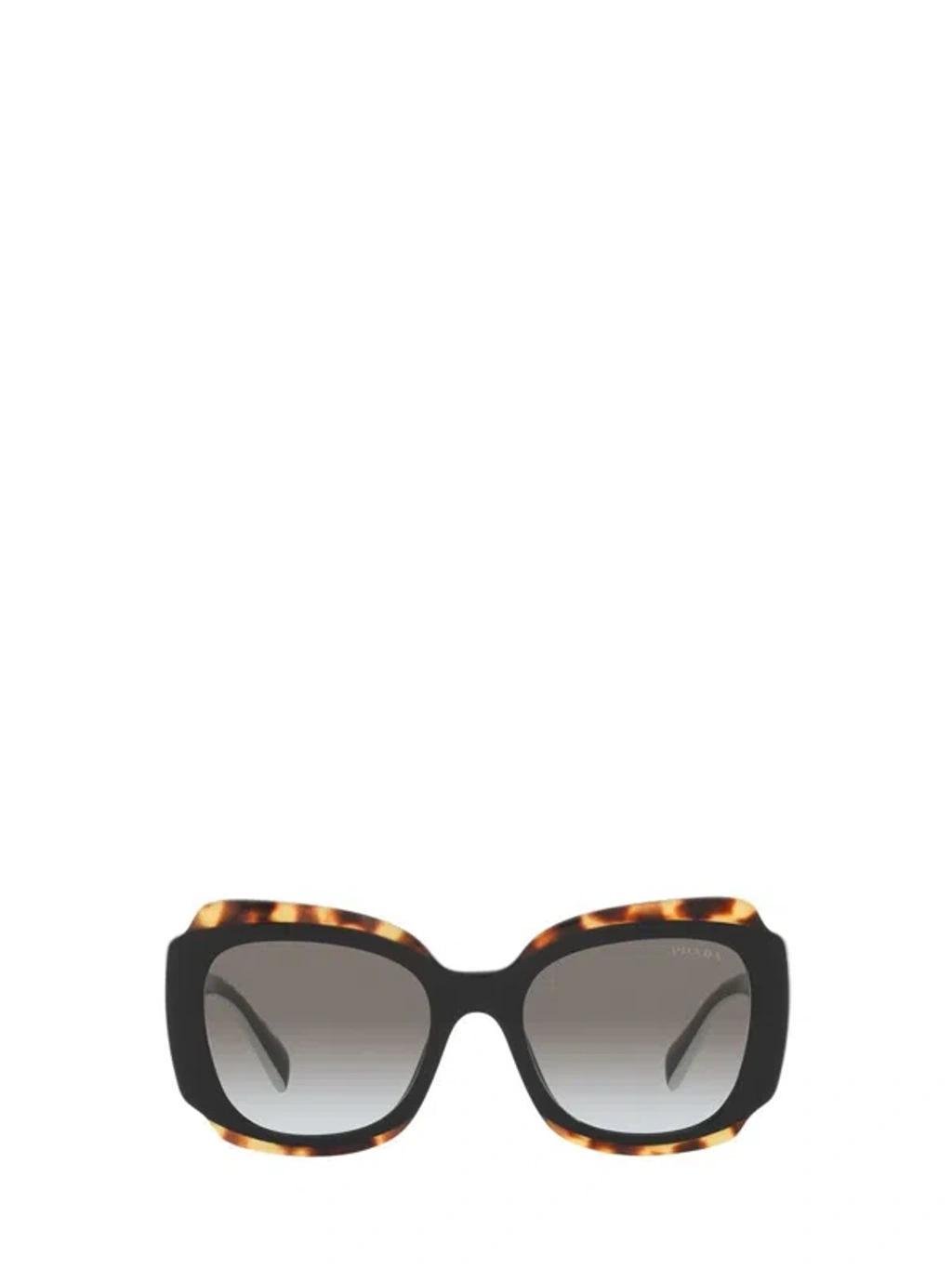 PRADA Eyewear Square Frame Sunglasses In Black / Havana Product Image