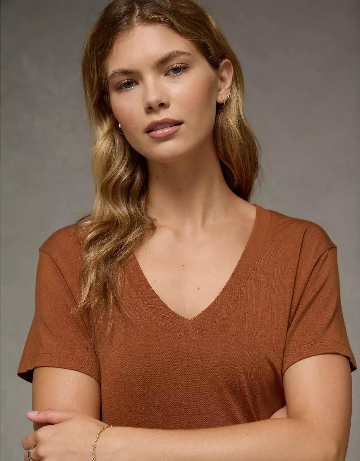 AE Soft & Sexy V-Neck T-Shirt Product Image