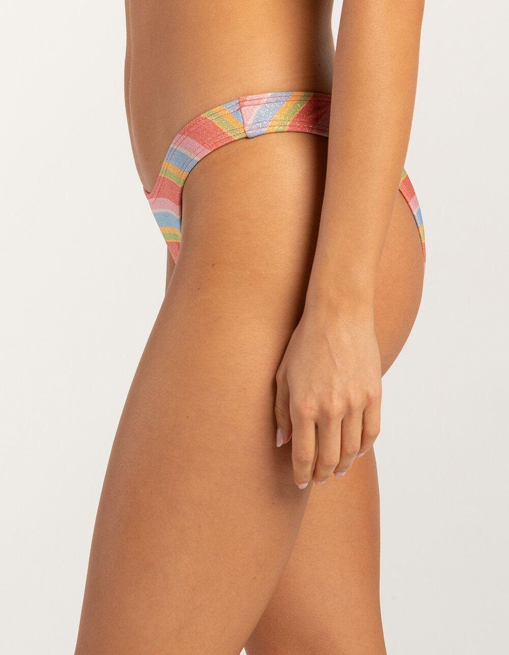 FULL TILT Cheekier High Leg Bikini Bottoms Product Image