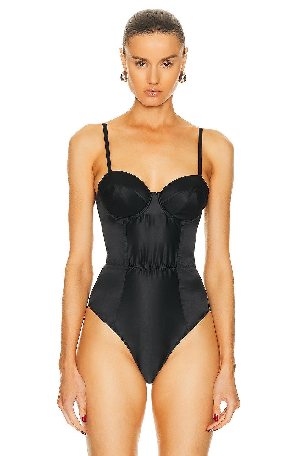 fleur du mal Satin Bullet Bodysuit Product Image