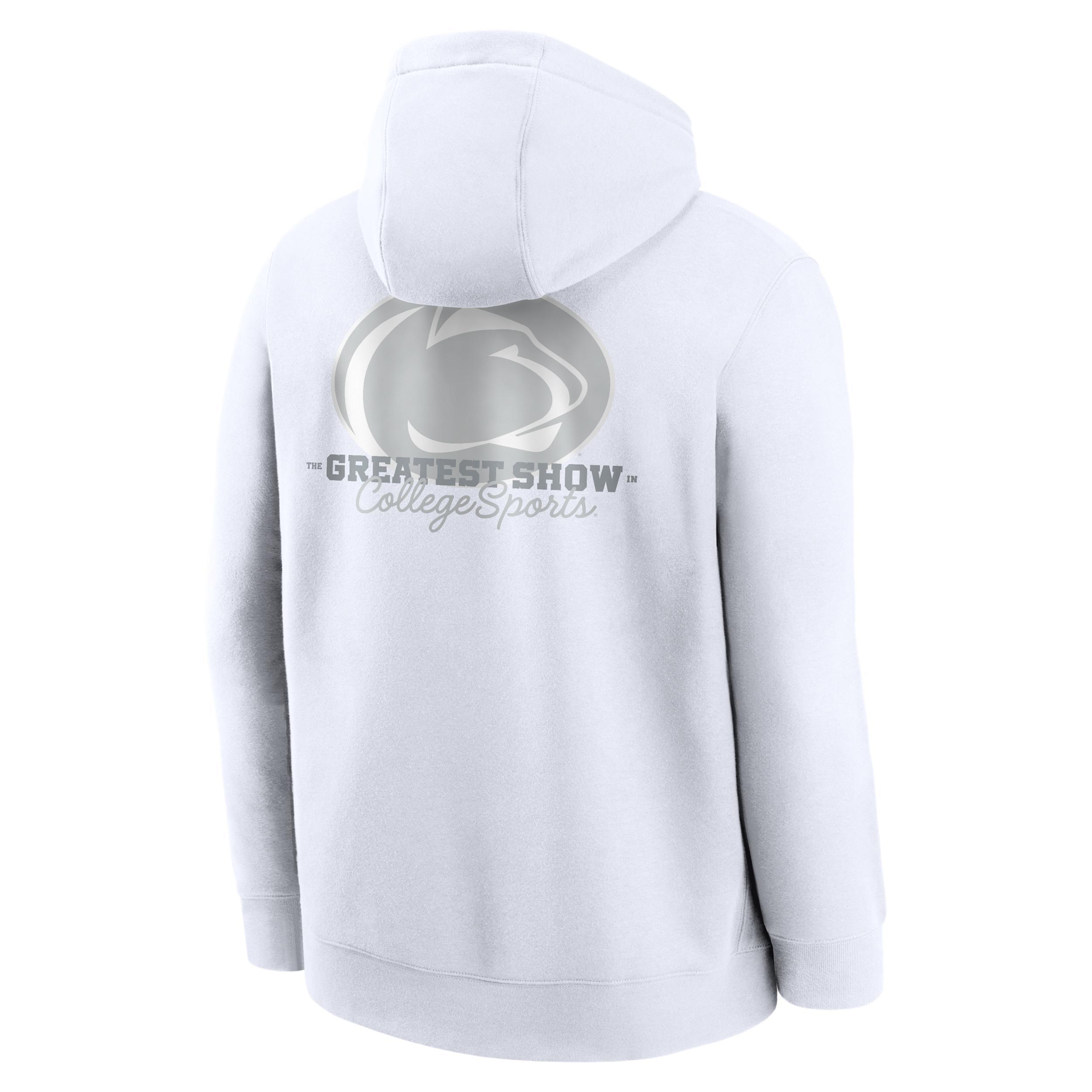 Penn State 2025 White Out Club Nike Mens College Pullover Hoodie | NKDK10APSN-6XH Product Image
