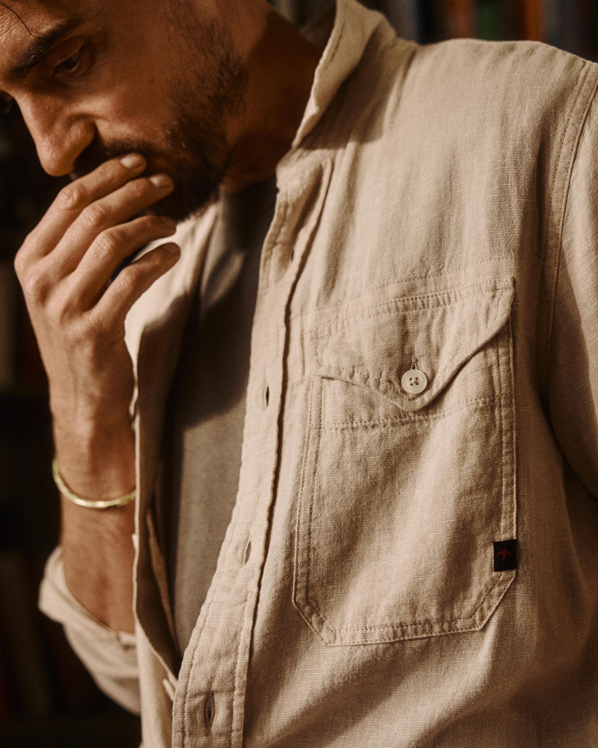 Slub Linen Workshirt Product Image