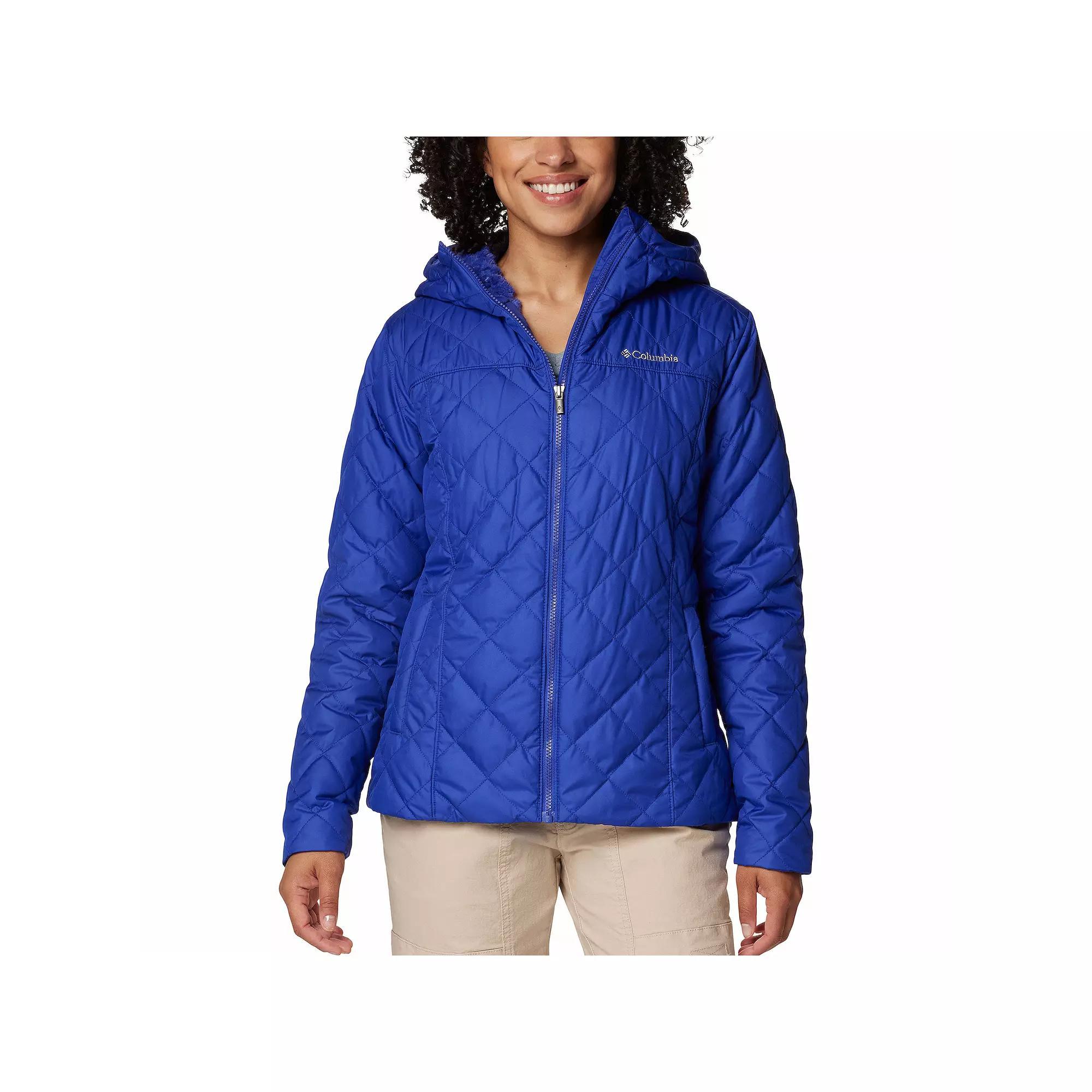 Women's Columbia Copper Crest II Hooded Jacket, Size: Large, Clematis Blue Product Image