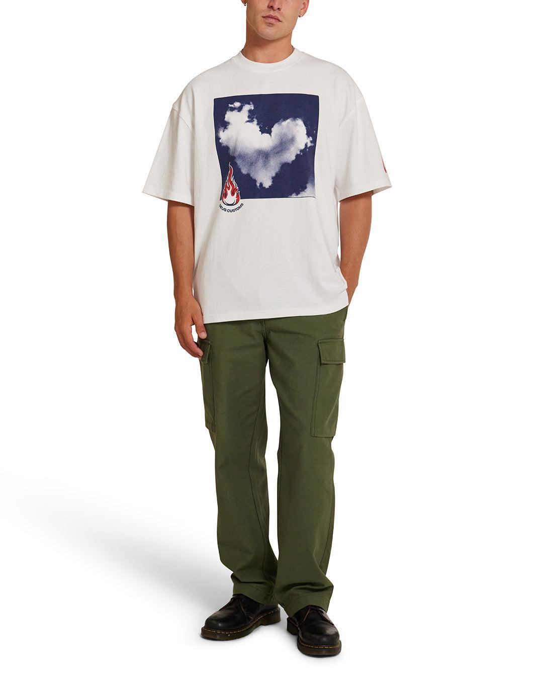 Puffy Love Tee - Vintage White Product Image