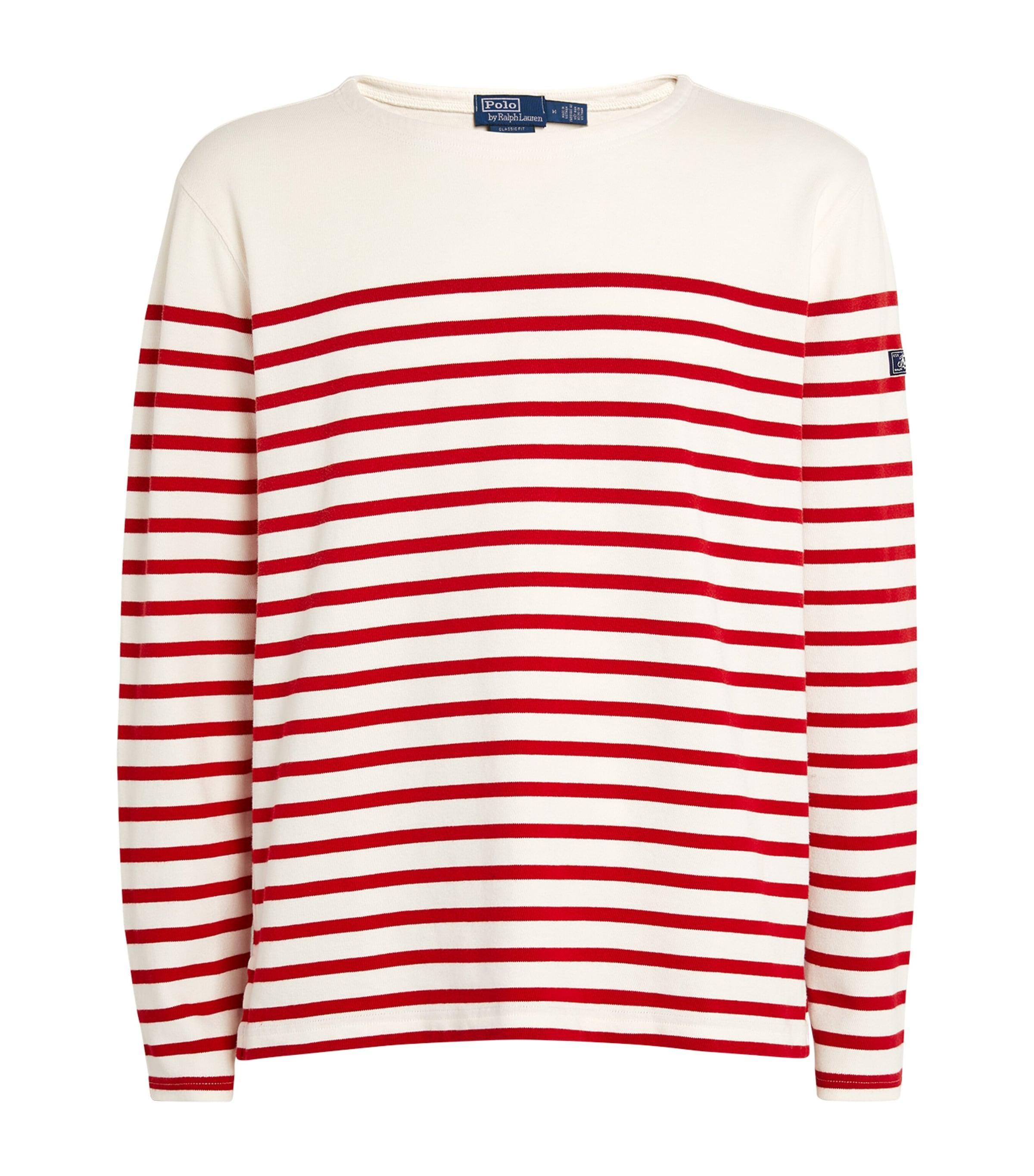 POLO RALPH LAUREN Striped T-shirt In White Product Image