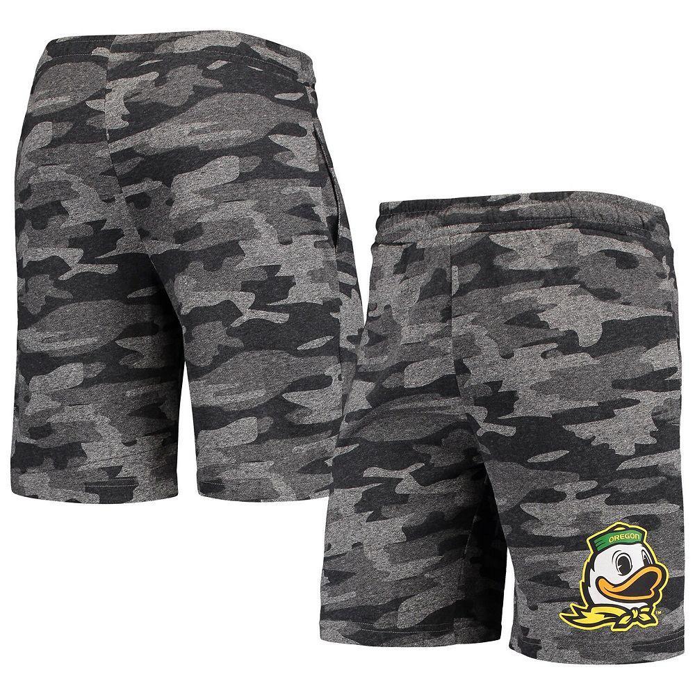 Men's Concepts Sport Charcoal/Gray Oregon Ducks Camo Backup Terry Jam Lounge Shorts, Size: Medium Product Image