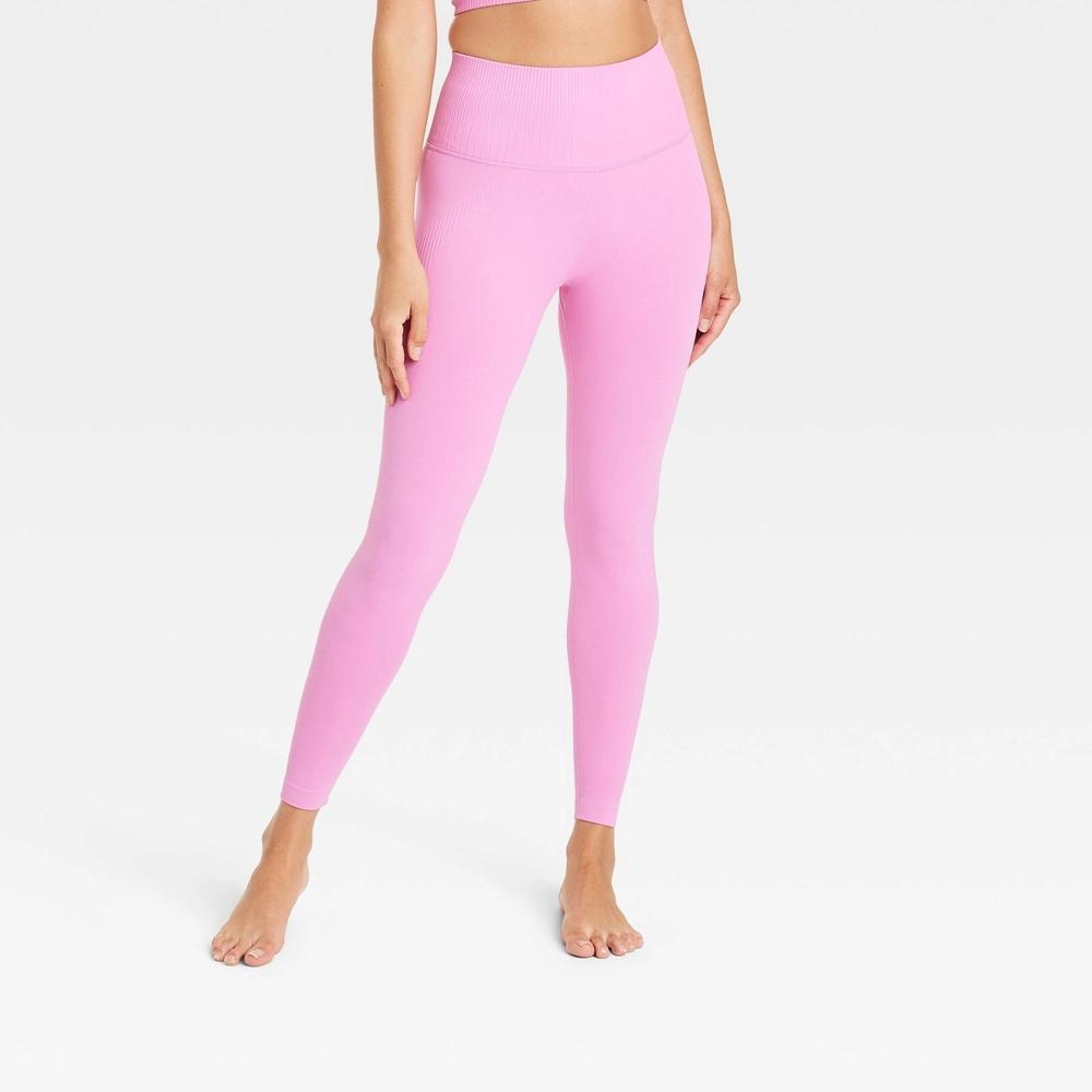 Womens Seamless High-Rise 7/8 Leggings - JoyLab XXL Product Image