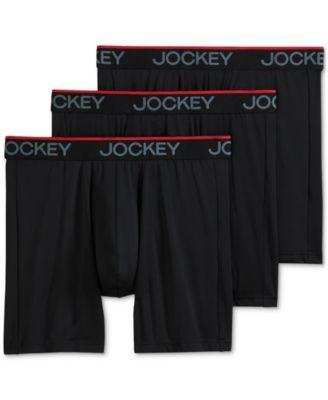 Mens Jockey 3-Pack Chafe Proof Pouch Cotton Stretch Boxer 5 Boxer Brief, Mens Product Image