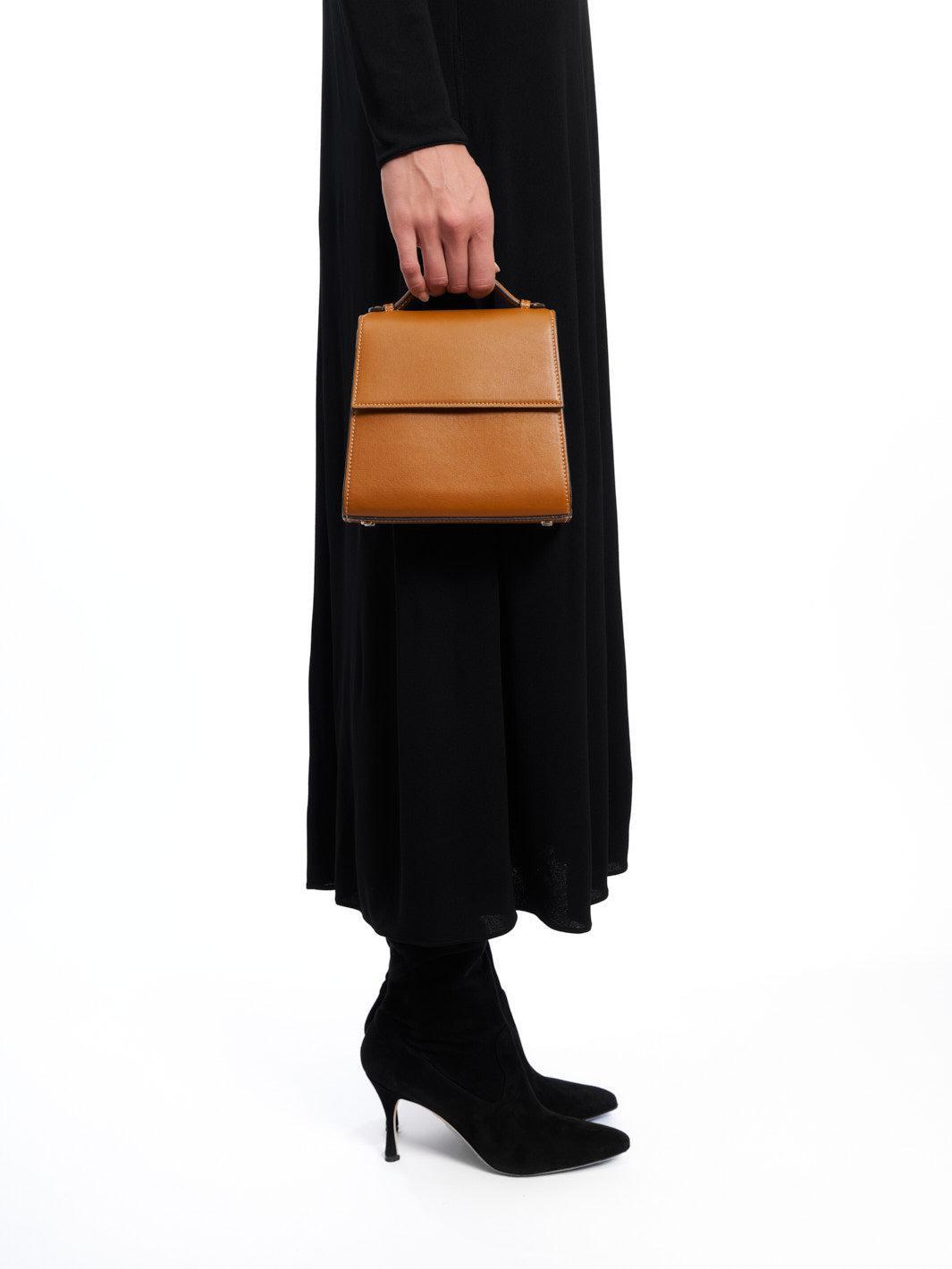 Small Top Handle in Nappa Product Image