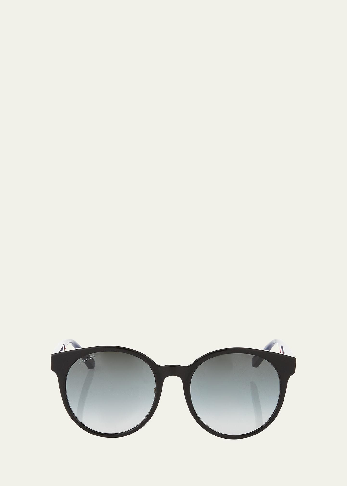 Round Web-Arms Acetate Sunglasses Product Image