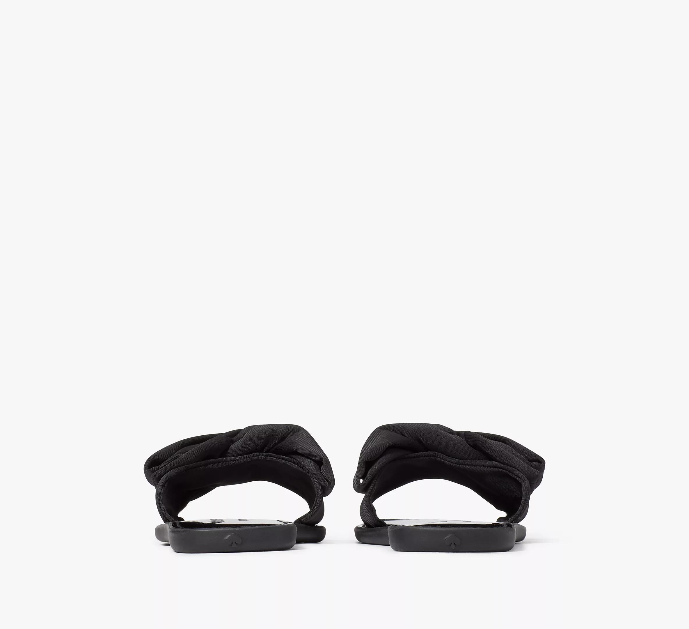 kate spade new york Bikini Fabric Bow Slides Product Image