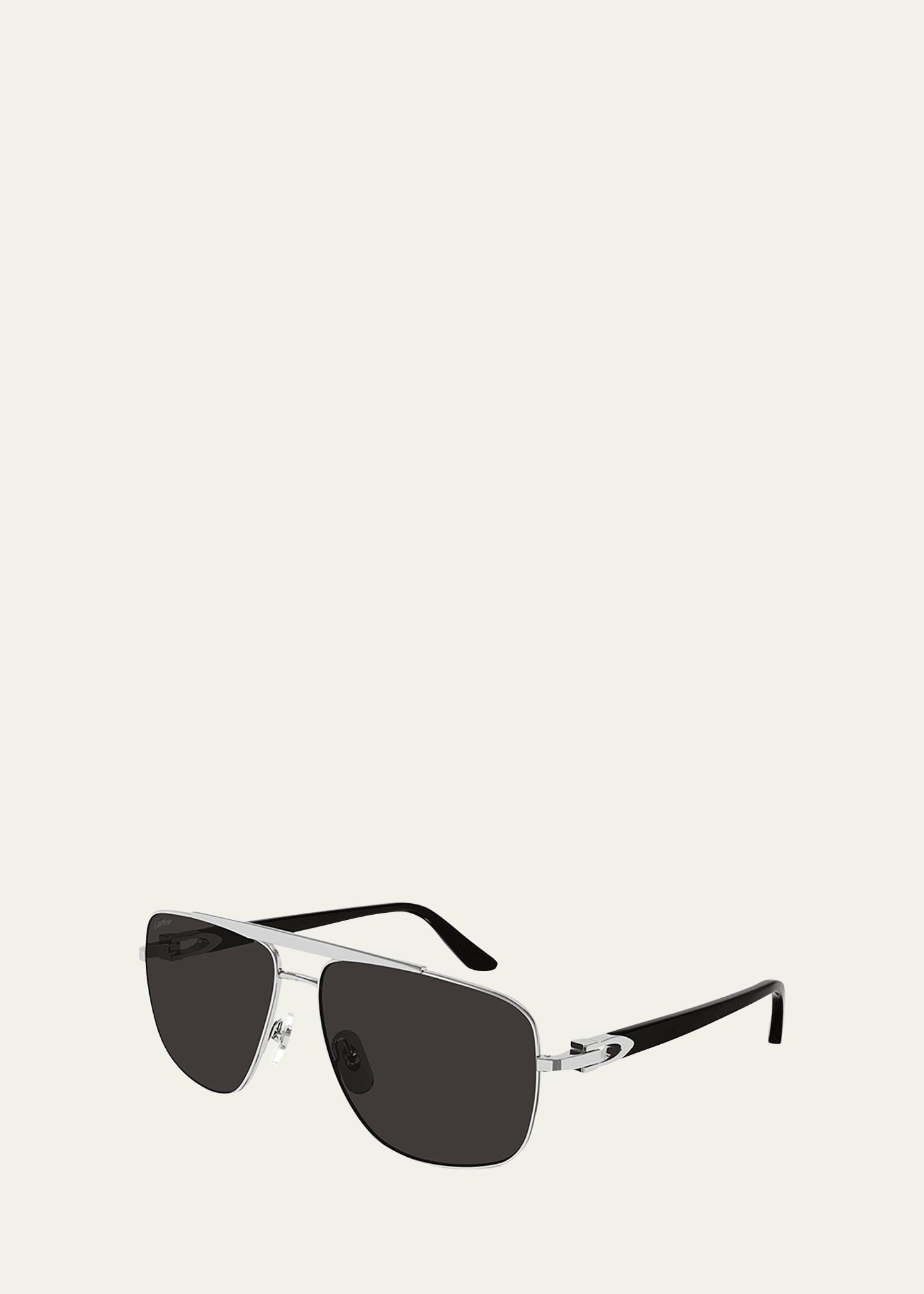 Mens C-Logo Aviator Sunglasses Product Image