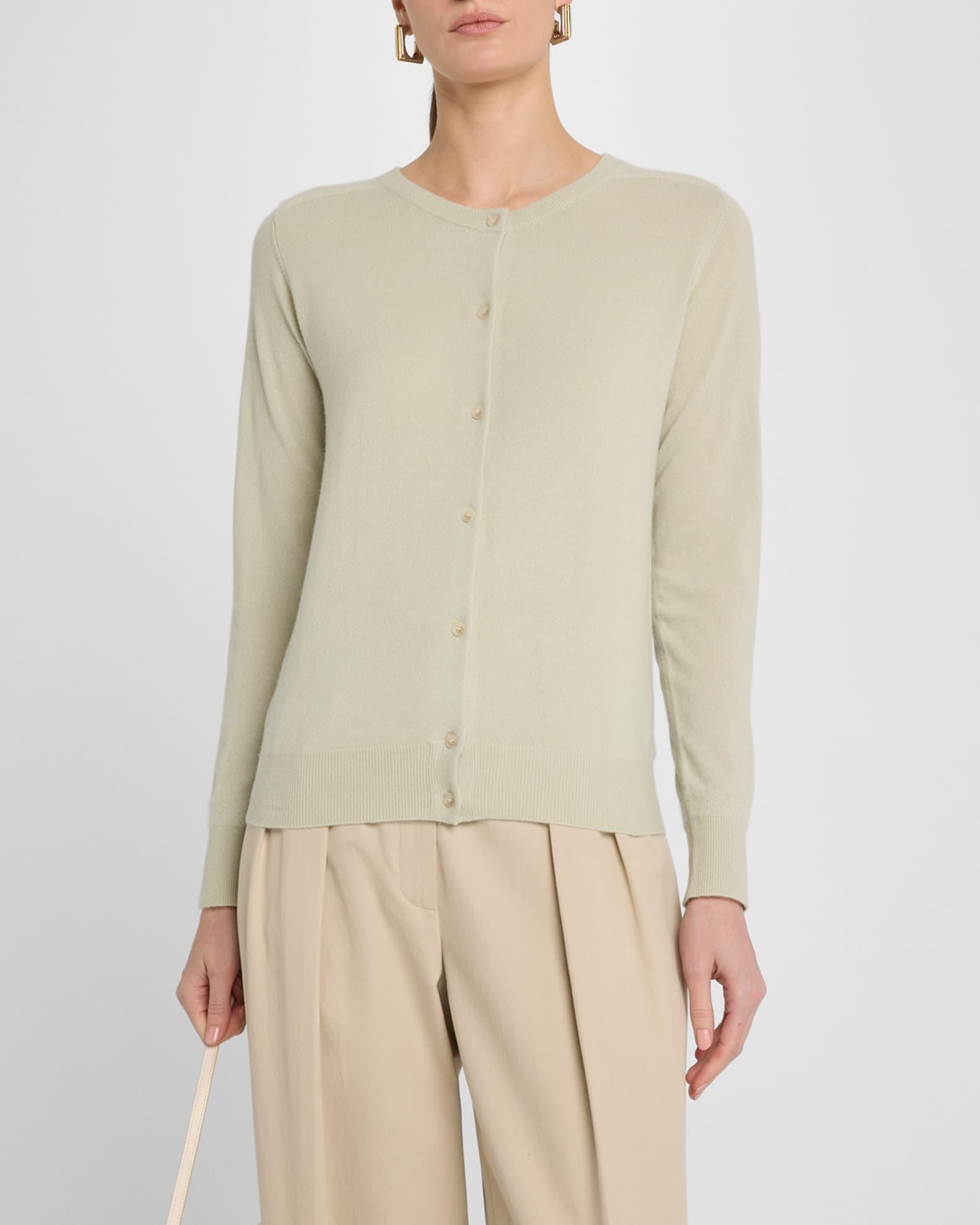 Nappa Cashmere Button-Down Cardigan Product Image