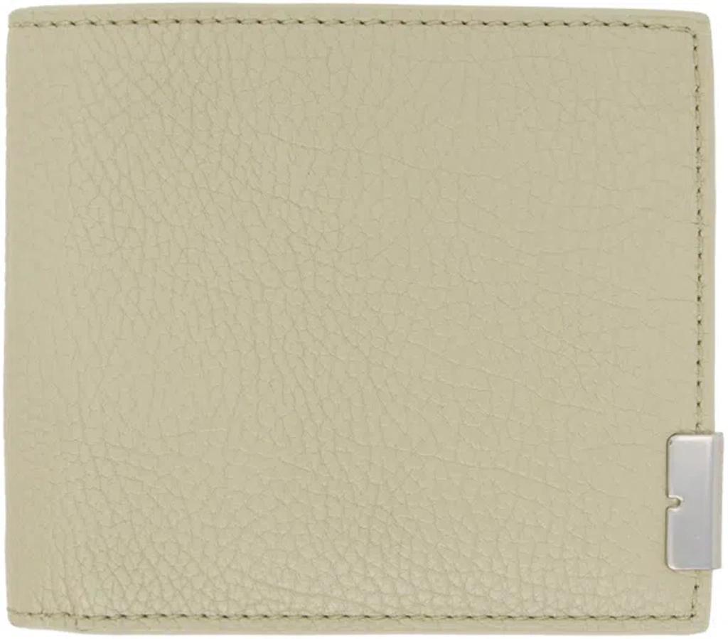 BURBERRY Beige B Cut Bifold Wallet In Hunter Product Image