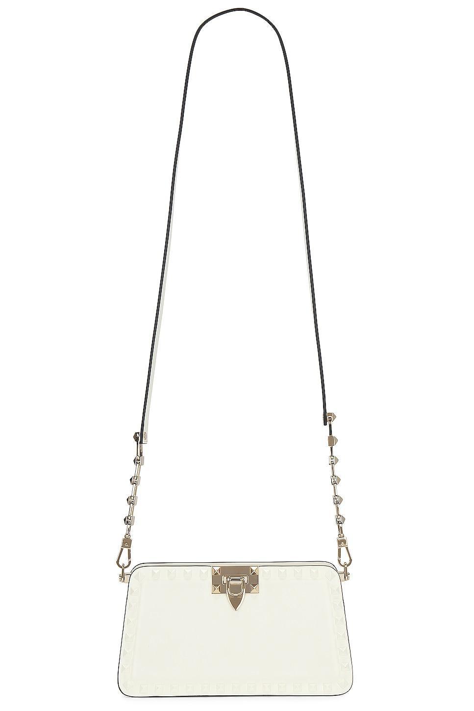 Womens Rockstud Calfskin Clutch Product Image