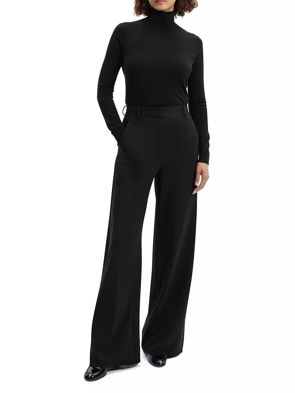 High-Rise Wide-Leg Pants Product Image