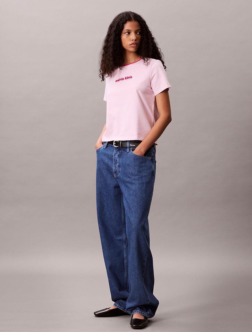 Round Logo Graphic Classic T-Shirt  Product Image