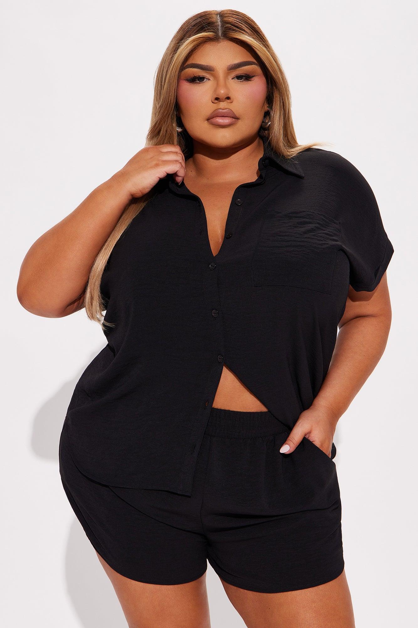 Hot Summer Short Set - Black Product Image