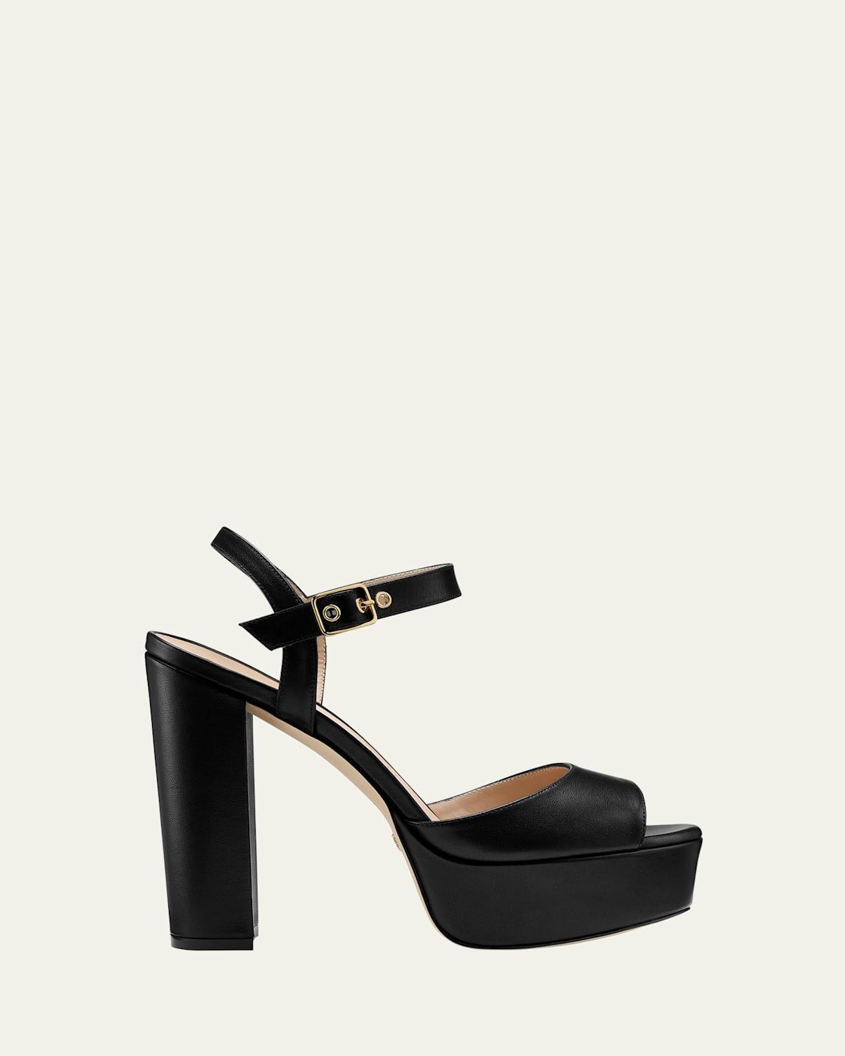 Ryder Ankle-Buckle Platform Sandals Product Image