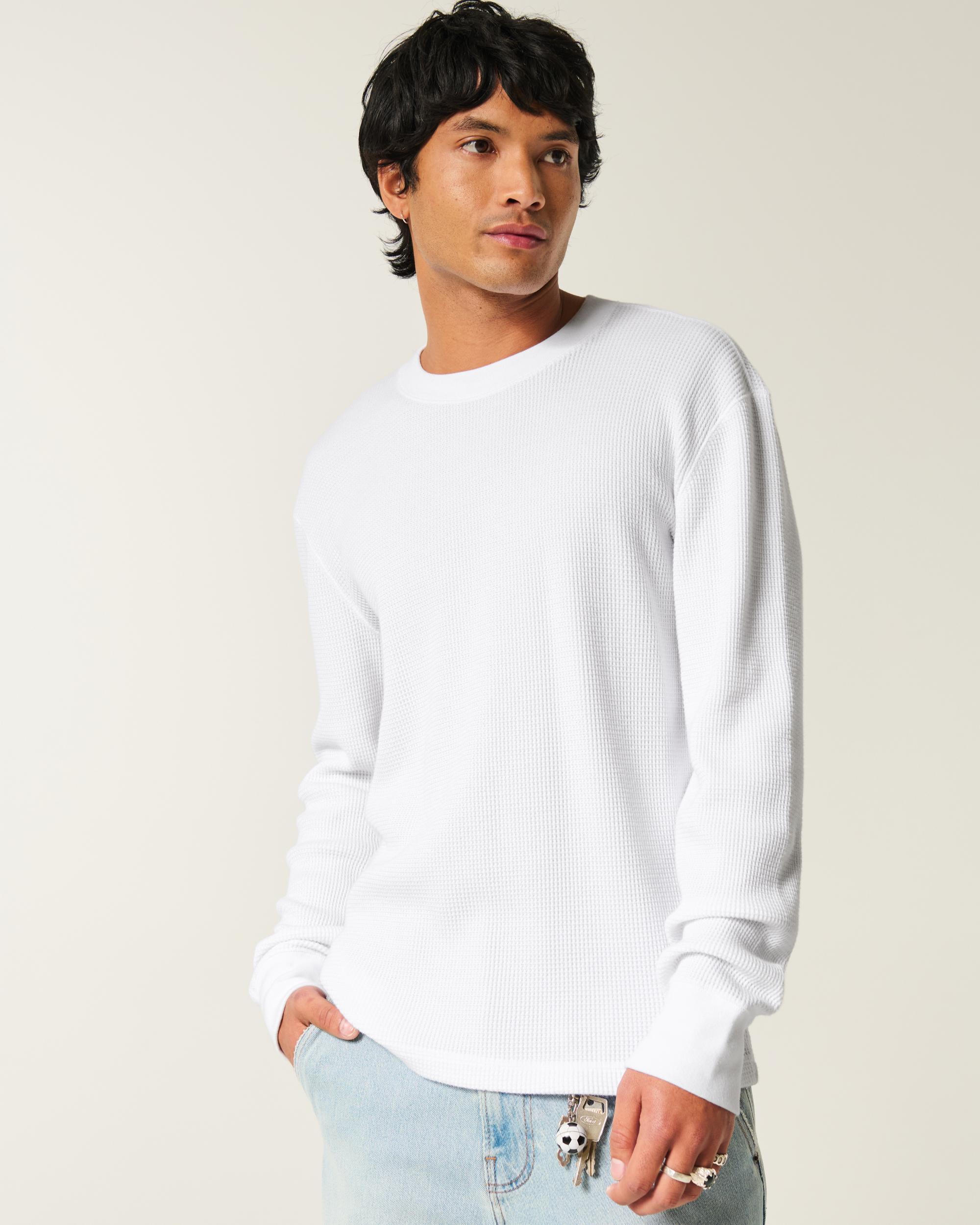 Long-Sleeve Thermal Crew T-Shirt Product Image