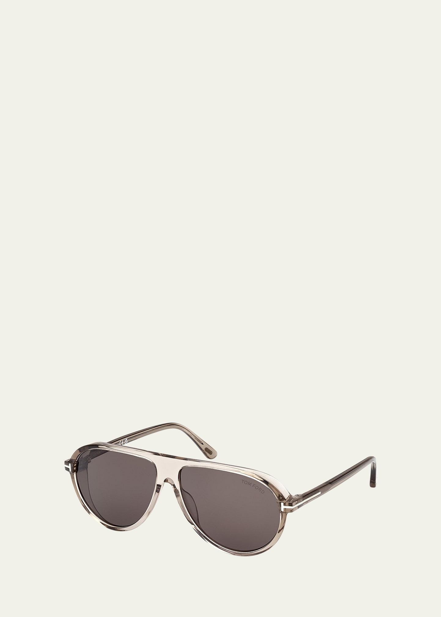 Men's EZ0243M Metal Rectangle Sunglasses Product Image