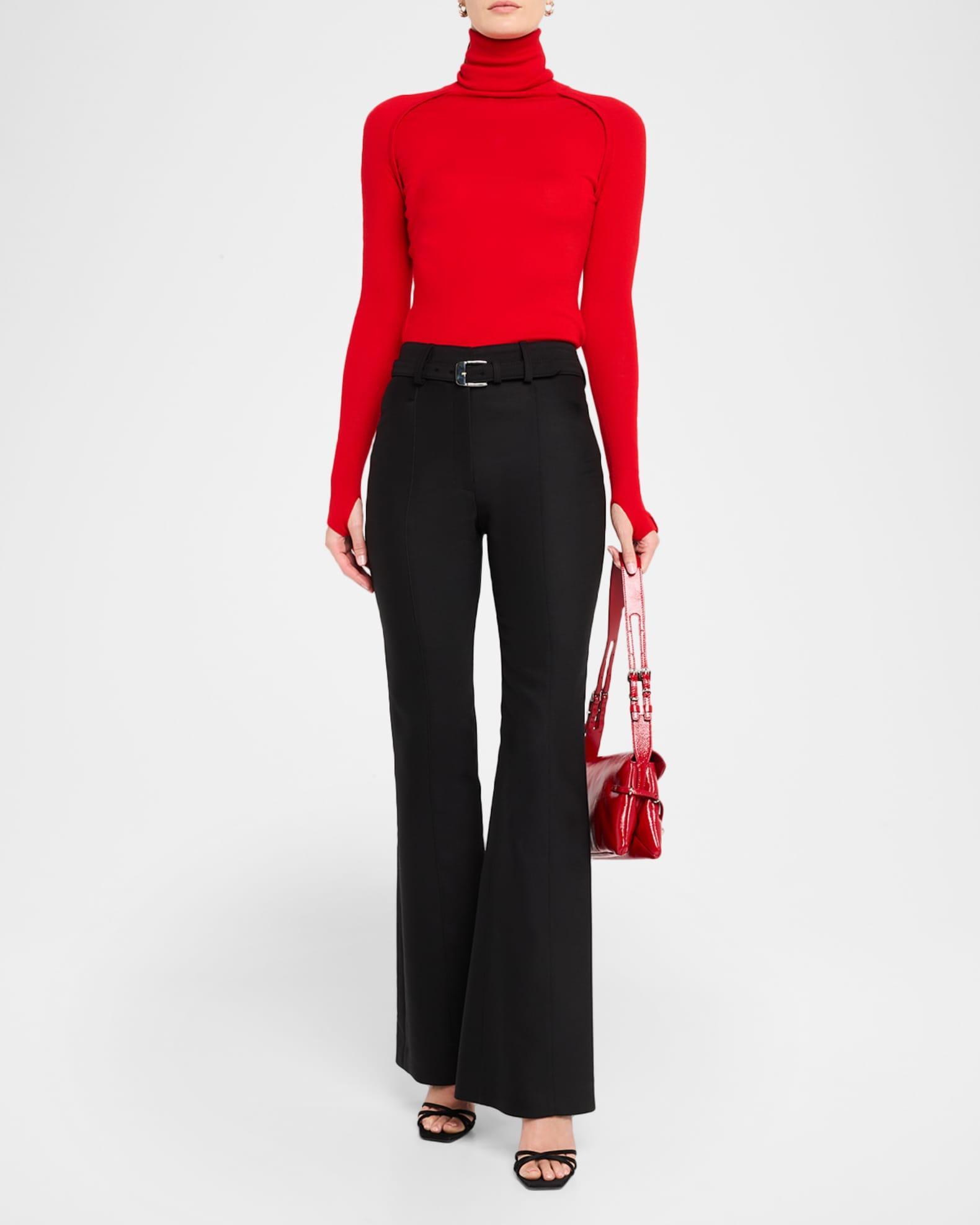 Turtleneck Raglan Long-Sleeve Sweater Product Image