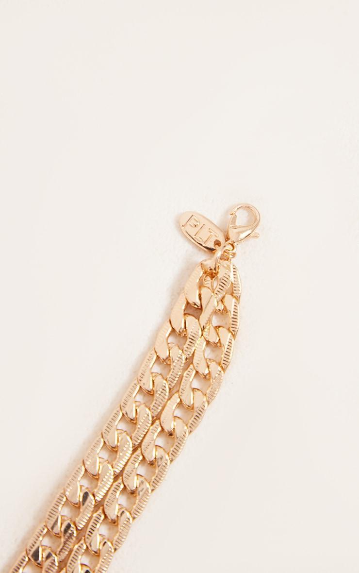 Gold Double Chain Anklet Product Image